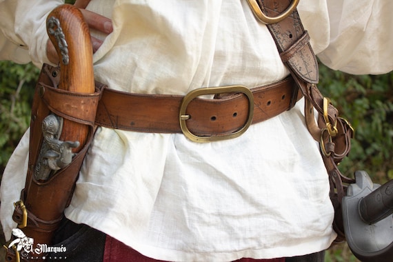 Larp riem kostuum cowboys steampunk Western Etsy België