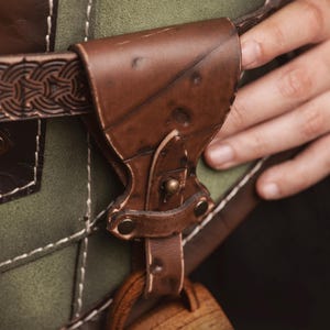 Leather Mug Holder: Renaissance Faire Tankard Strap