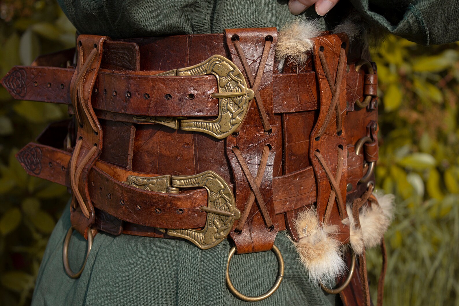 Viking wide belt. Nurse Leather armor perfect for larp armor | Etsy