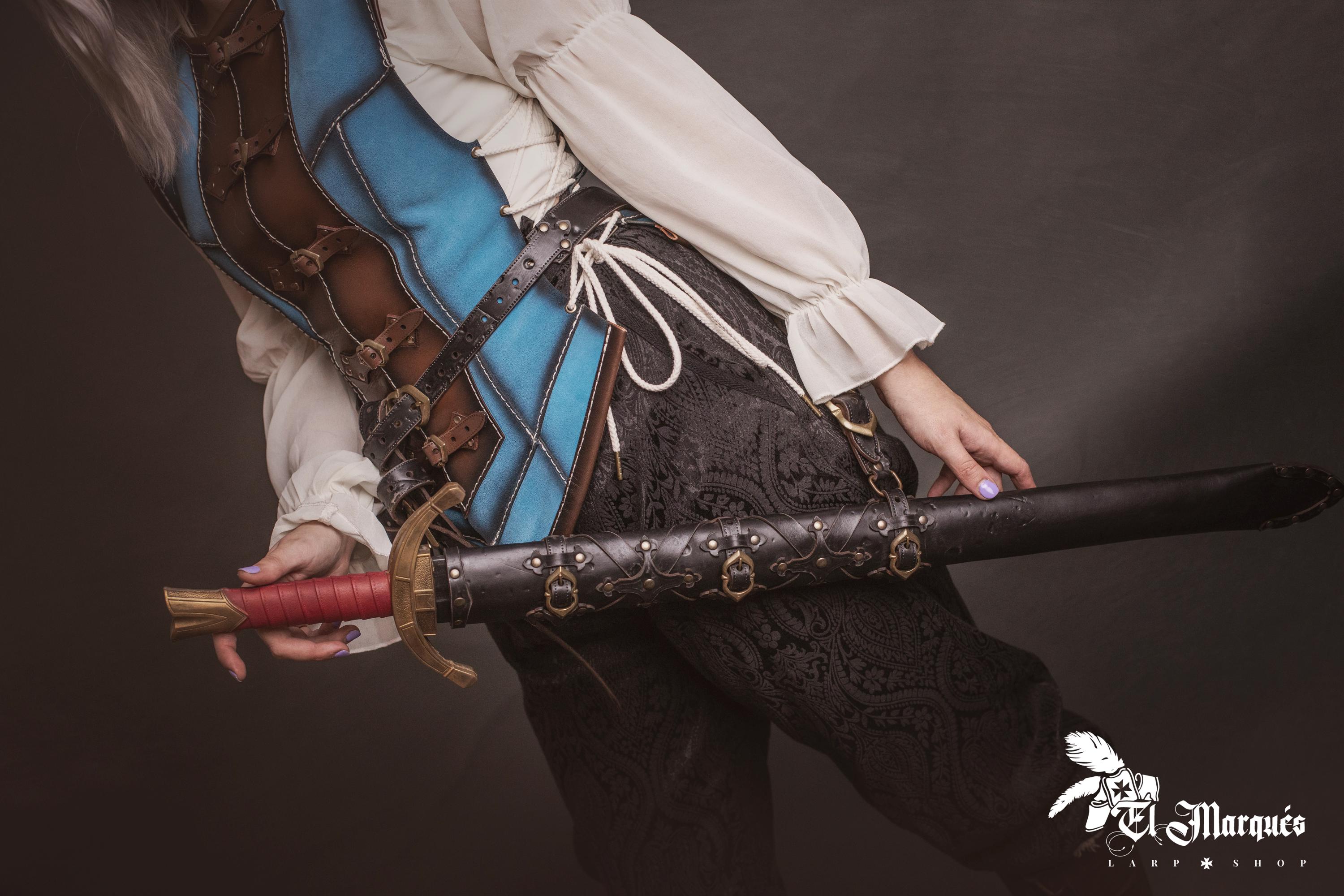 LARP衣装用の茶色の革製中世ベルト剣鞘 - Etsy 日本