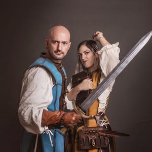 Läderbokhållare för bälte: Renaissance Fair LAIV Spellbook Case bild 12