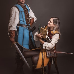 Läderbokhållare för bälte: Renaissance Fair LAIV Spellbook Case bild 5