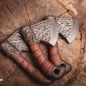 LARP Polster Waffe, WURFAxt, kernlose Schaumstoff-Rollenspielwaffe