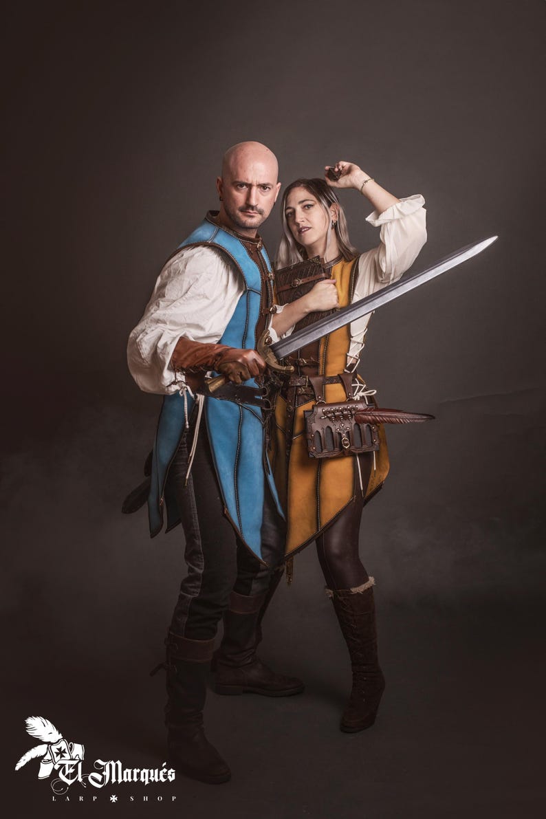 Läderbokhållare för bälte: Renaissance Fair LAIV Spellbook Case bild 11