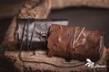 Viking belt pouch. Larp leather fanny pack. Medieval, celtic Pagan, Barbarian leather purse product logo