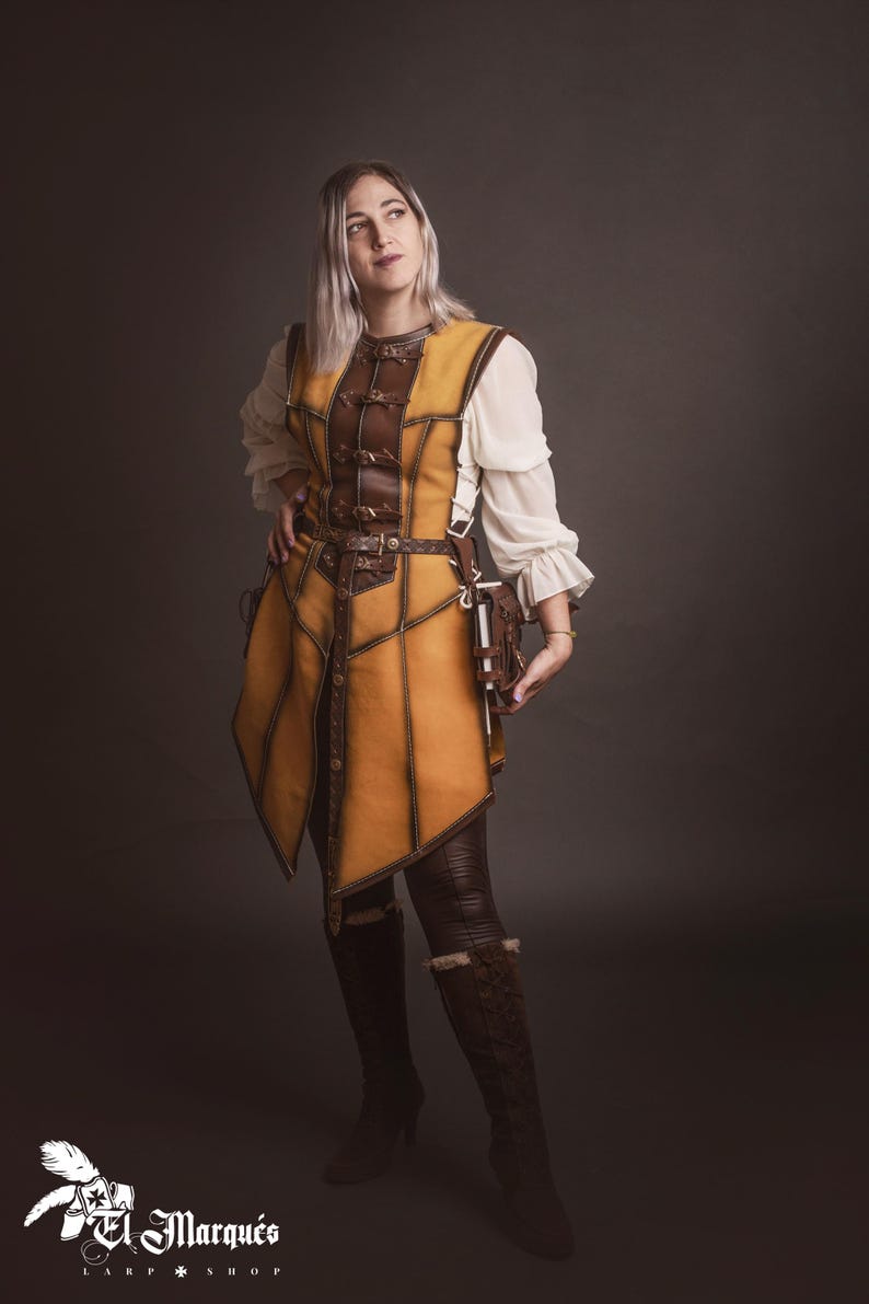 Läderbokhållare för bälte: Renaissance Fair LAIV Spellbook Case bild 3