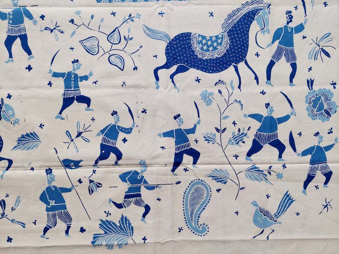1940s Oey Kok Sing Antique Batik Tulis: Dutch Kompeni Design - Etsy