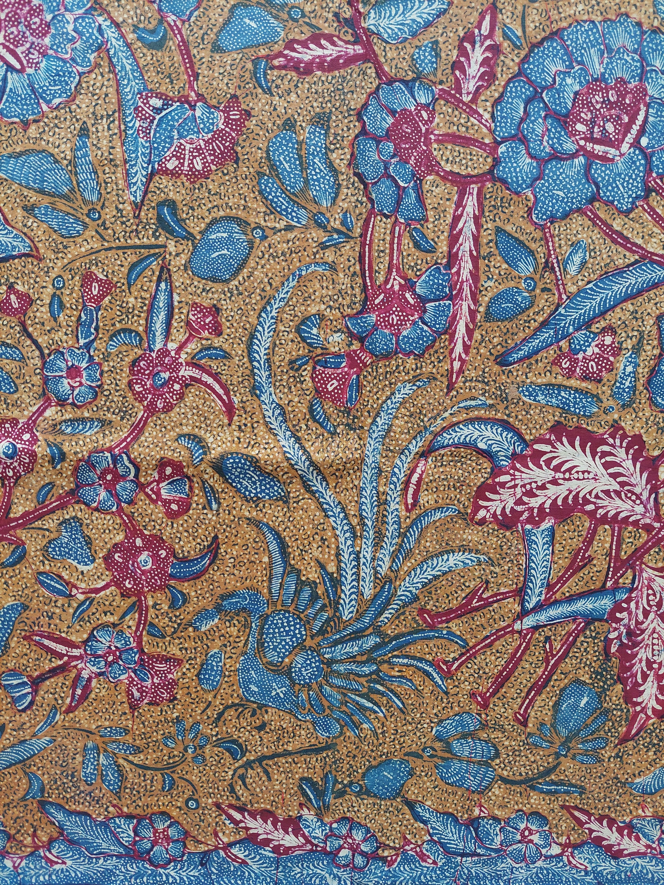 【新品未使用】オールドバティック BATIK TULIS 手描き ② オールドバティック トゥリス Batik Tulis（手描き）02 | アジア