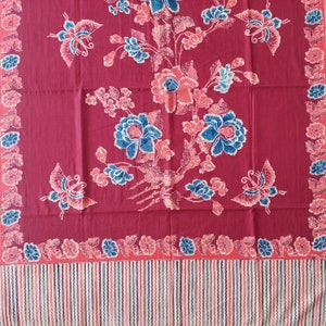 1980s Baby Carier VINTAGE DUTCH BATIK, Indonesian Batik Tulis Tapestry, Gendongan Batik Tulis Artwork