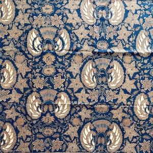 1970s Javanese Batik Textile: Gurdo & Wahyu Tumurun Design