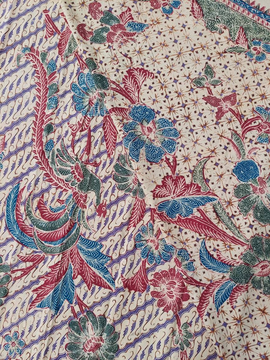 【新品未使用】オールドバティック BATIK TULIS 手描き ② オールドバティック トゥリス Batik Tulis（手描き）02 | アジア