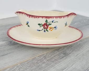1973 Saucier/'s Hand Thrown Signature Pottery Bowl
