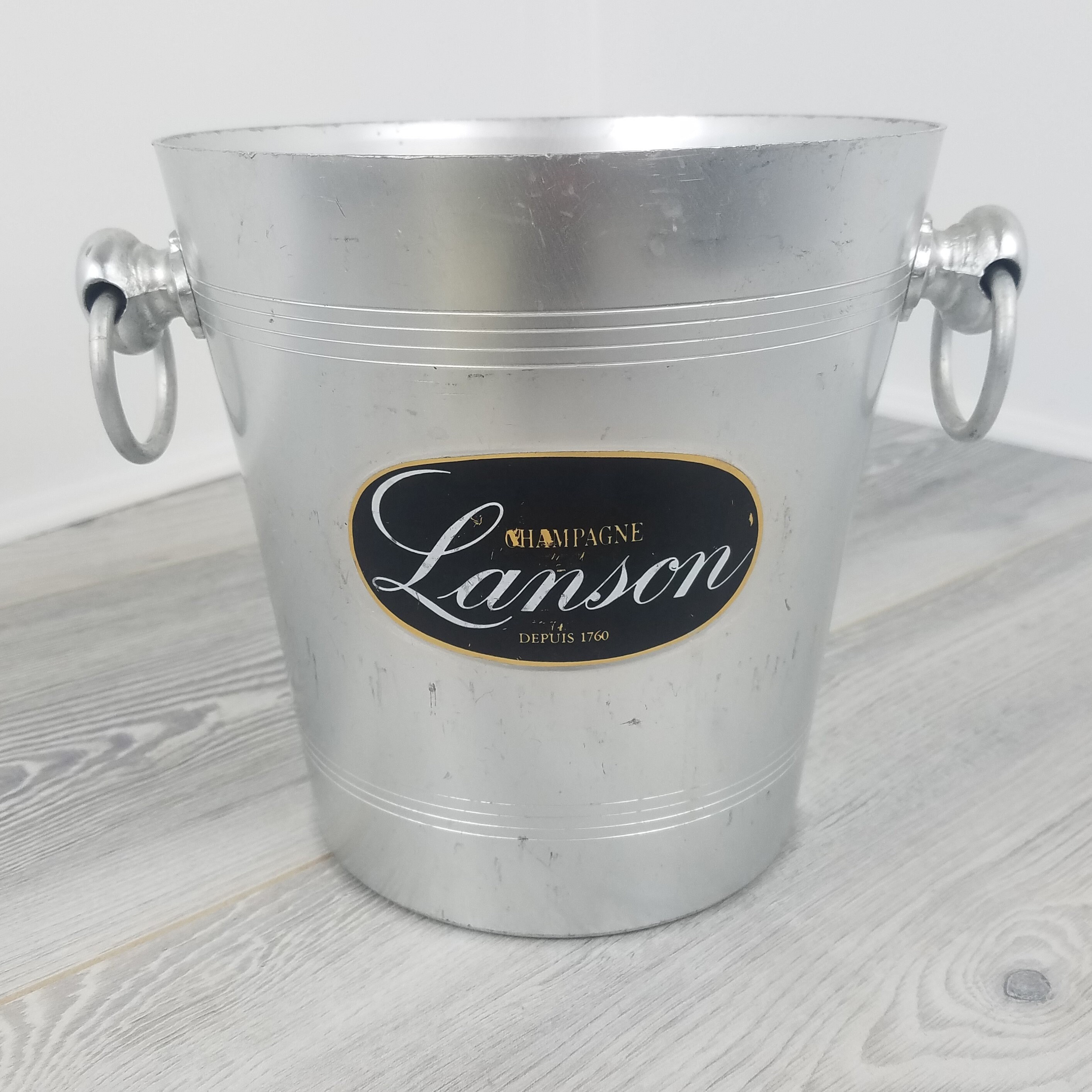 Vintage Lanson Champagne Ice Bucket Etsy