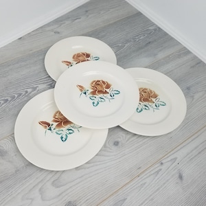 4x Choc Design Digoin SarregueminesPlatos de cena/plato principal