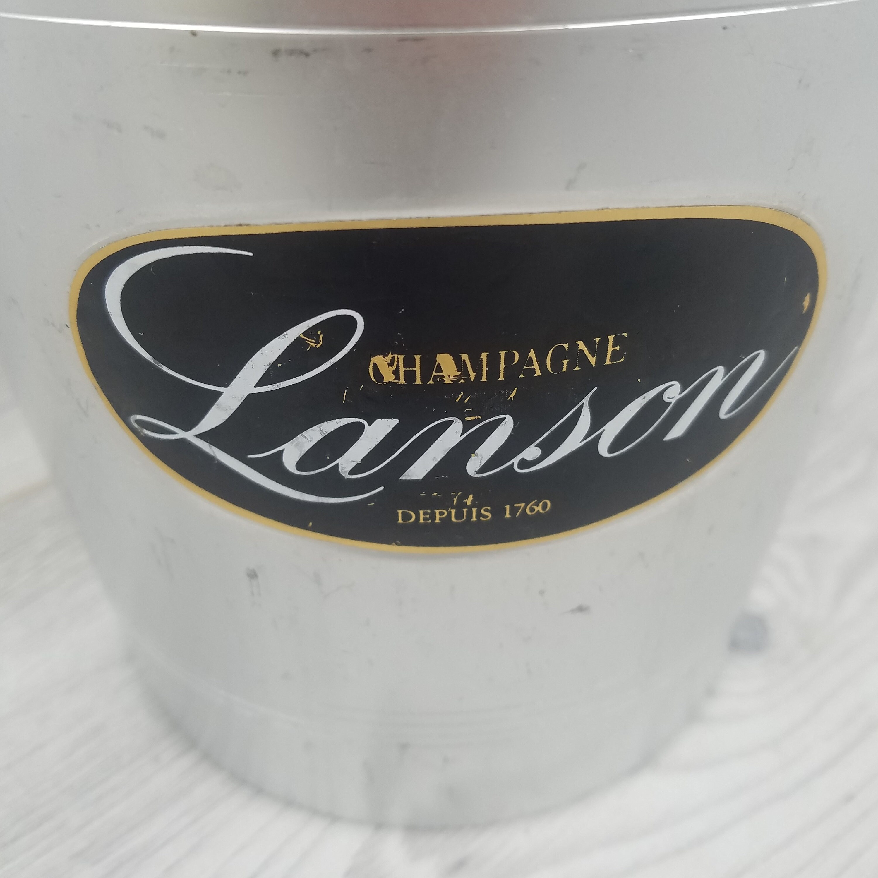 Vintage Lanson Champagne Ice Bucket Etsy
