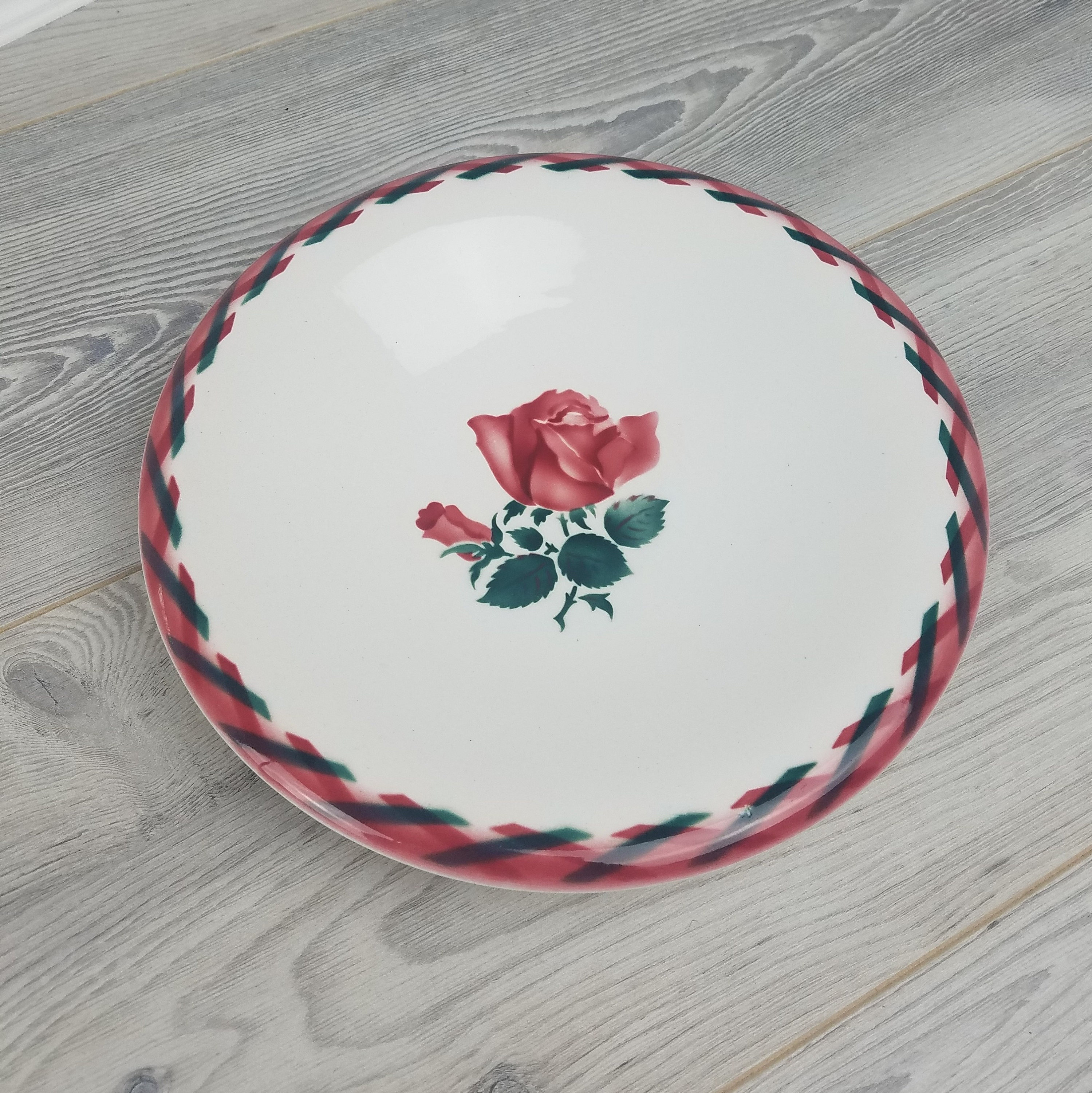 Rare Vintage Ecosse Design K et G Luneville Shallow Saladier/Plat de Service