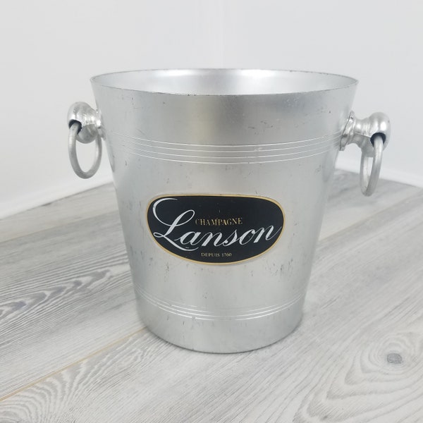 Vintage Lanson Champagne Ice Bucket