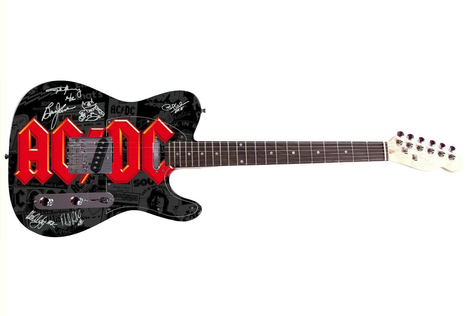 Ac/dc Acdc Autographed Signed Photo Guitar Poster DVD Album Covers RARE ...