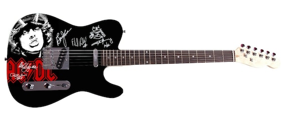 AC/DC ACDC 直筆サイン入り アンガス・ヤング プラス サイン入り