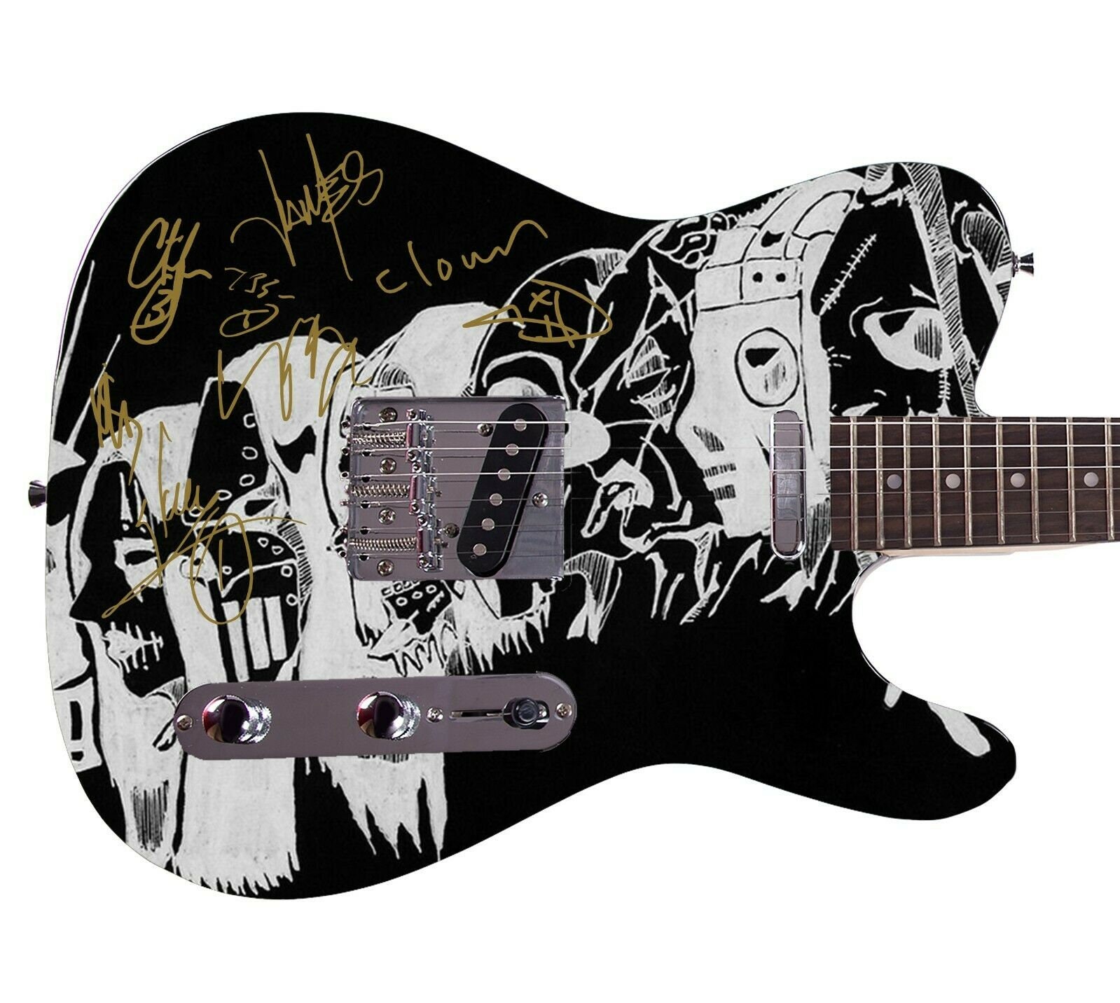 Slipknot Autographed Photo Guitar - Etsy Slipknot Autographed Photo Guitar - Etsy