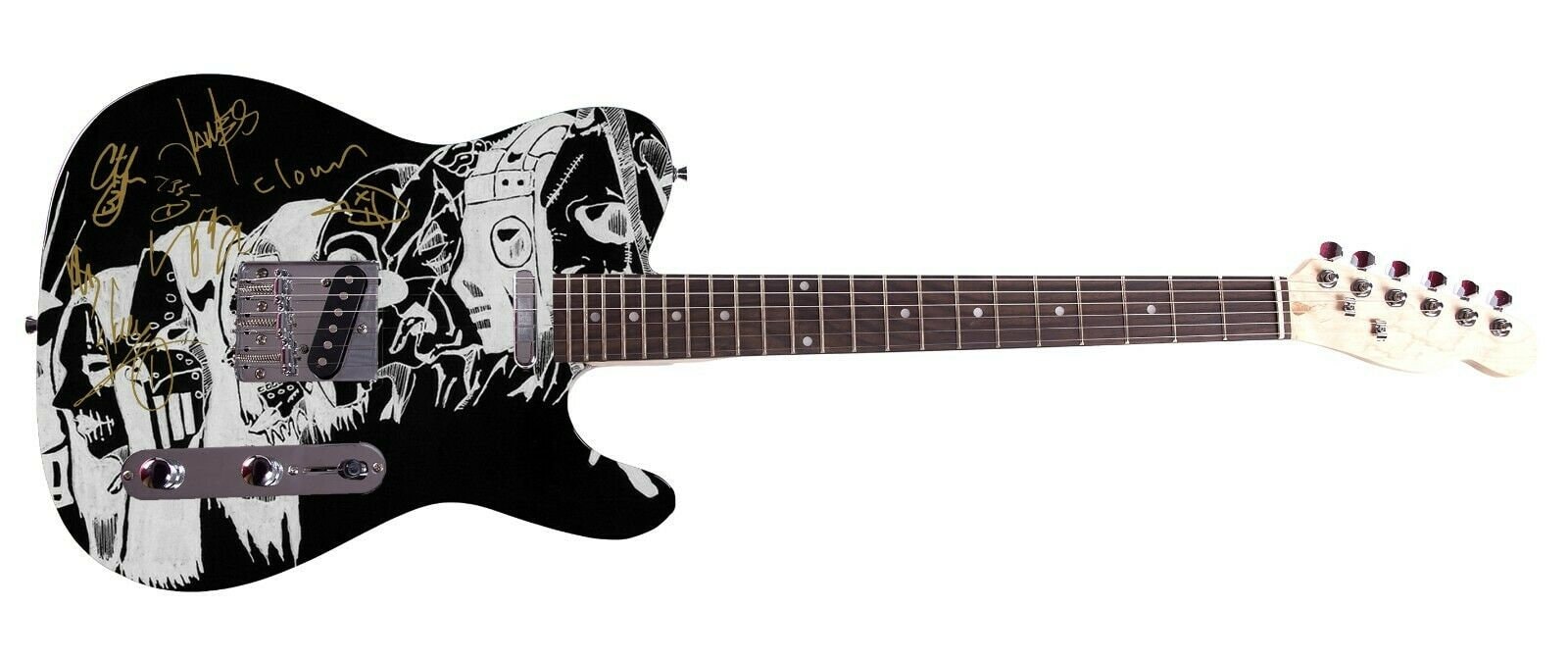 スリップノット サイン入り写真ギター - Etsy 日本