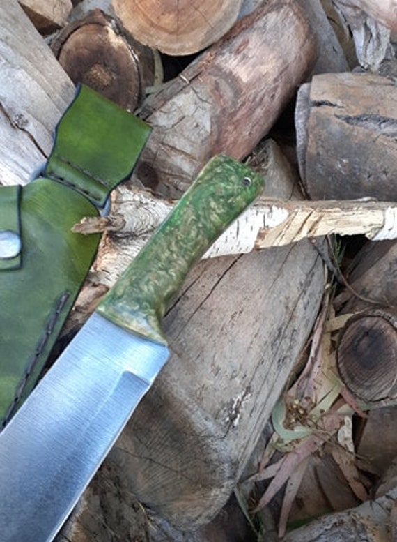Utilfreds Normal Mart D Knife Designs Australian Handmade Full Tang Bush 16 1/2 Inch | Etsy