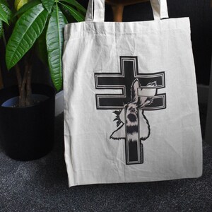 Frightened Rabbit Tote Bag | Handmade Tote Bags | Tiny Changes | Band Merch