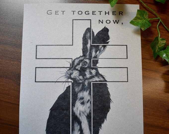 Frightened Rabbit 3 Bar Cross - Etsy