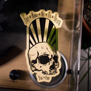 Metallic Gold Stickers | Wolf Alice Yuk Foo Art | Original Art