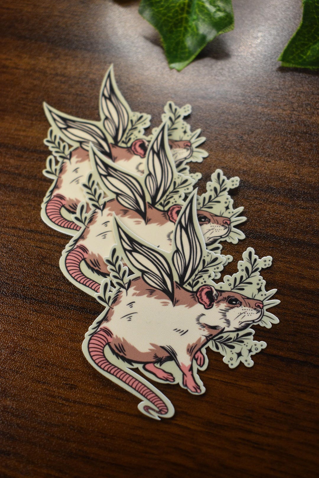 Cute Rat Vinyl Sticker | Digital Art | Handmade Stickers | Rat ...