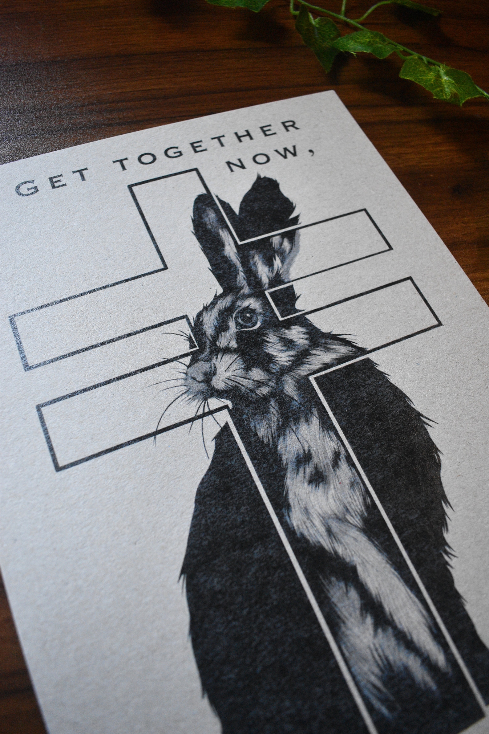Frightened Rabbit Sign Frightened Rabbit Original Art | Art Print | A4 | Band Merch - Etsy