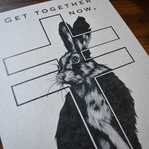 Frightened Rabbit Sign Frightened Rabbit Original Art | Art Print | A4 | Band Merch - Etsy
