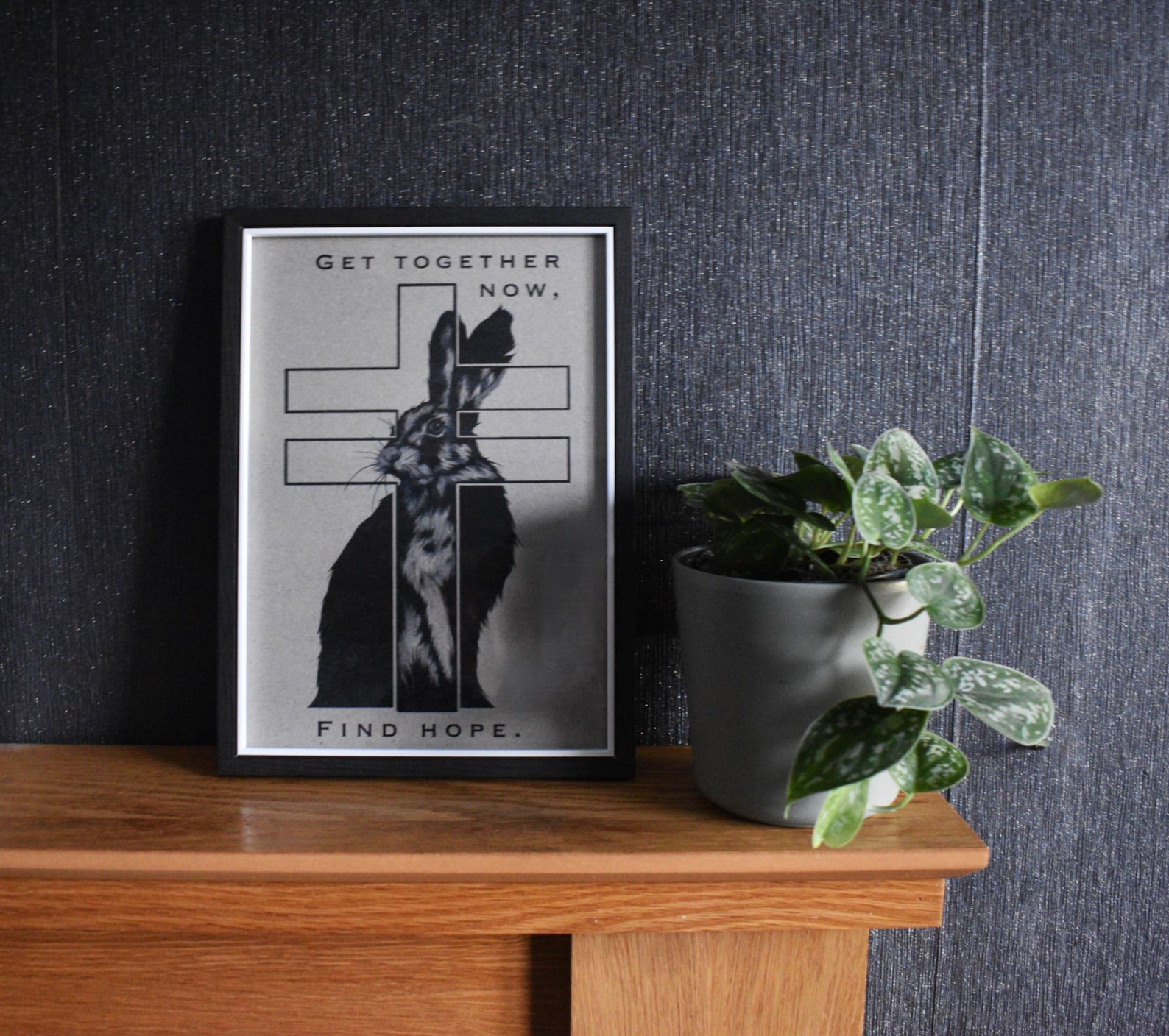Frightened Rabbit Sign Frightened Rabbit Original Art | Art Print | A4 | Band Merch - Etsy