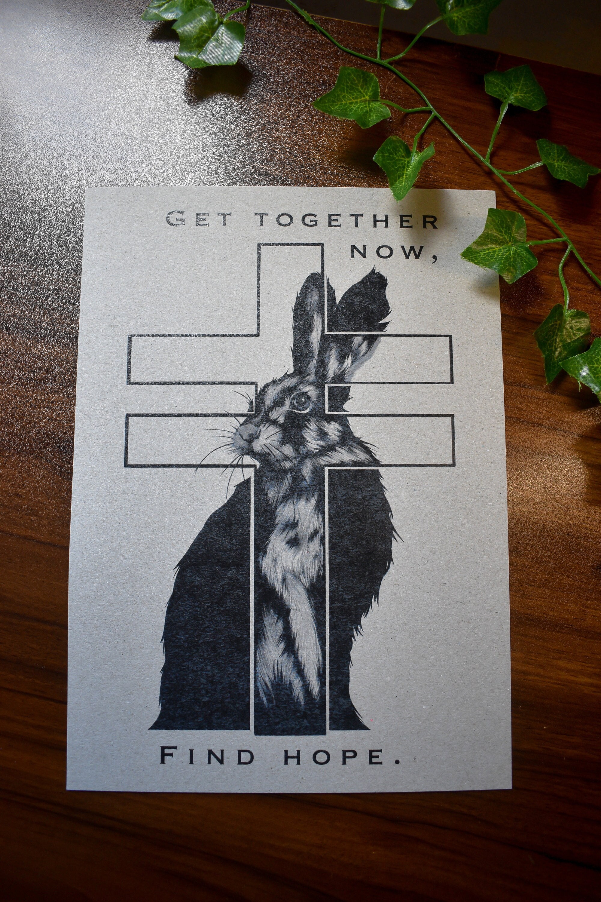 Frightened Rabbit Sign Frightened Rabbit Original Art | Art Print | A4 | Band Merch - Etsy