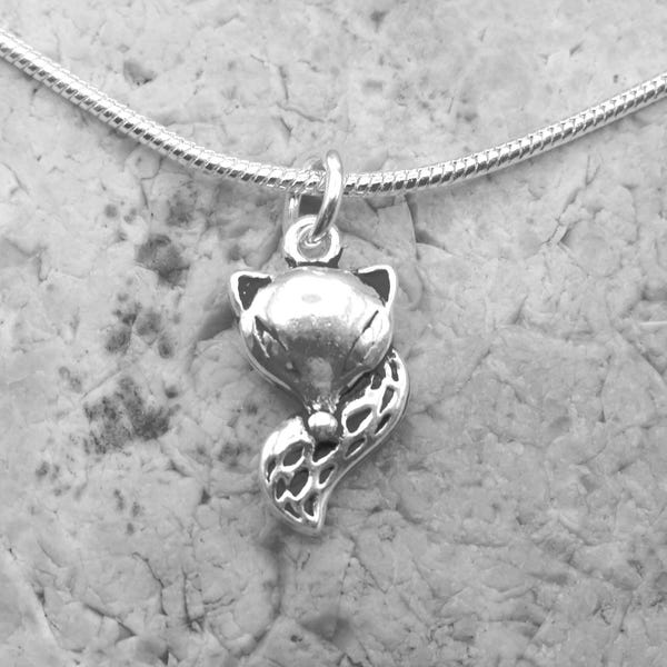 Sterling Silver Vixen Pendant Necklace: Handmade Fox Jewelry, Hot Wife Club, Lifestyle Accessories
