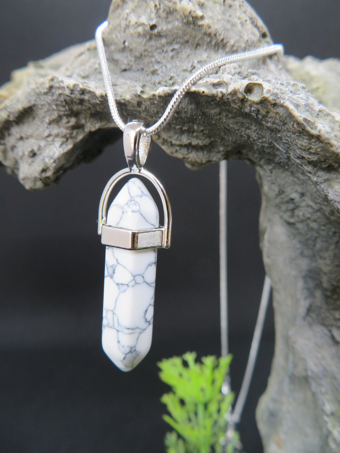 Monkimau Collier Fille Pendentif Montagne Argent 925 - Bijou Fantaisie Panoramique