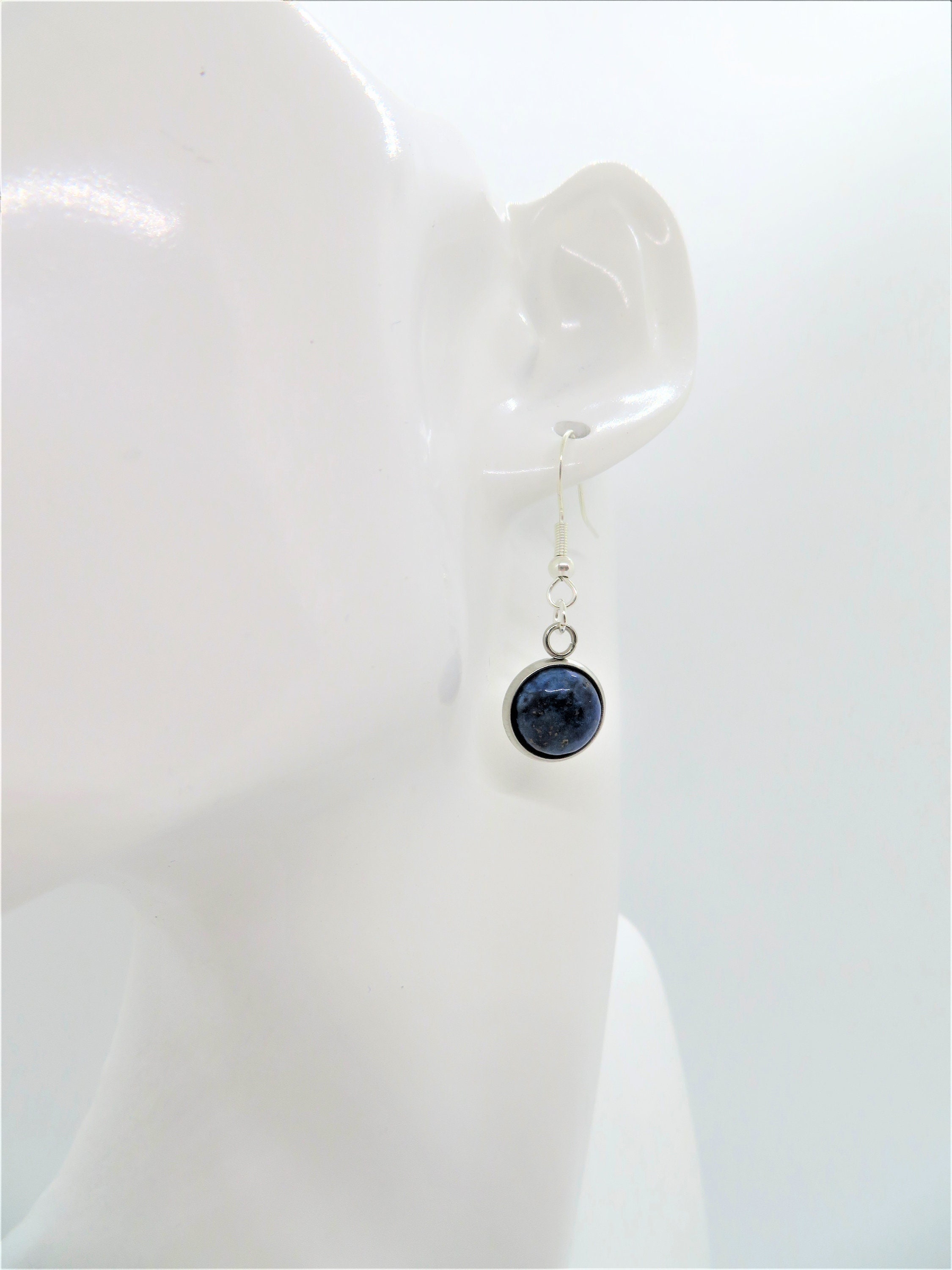 Orecchini Pendenti In Argento Sterling 925 Con Lapislazzuli - Foto 12