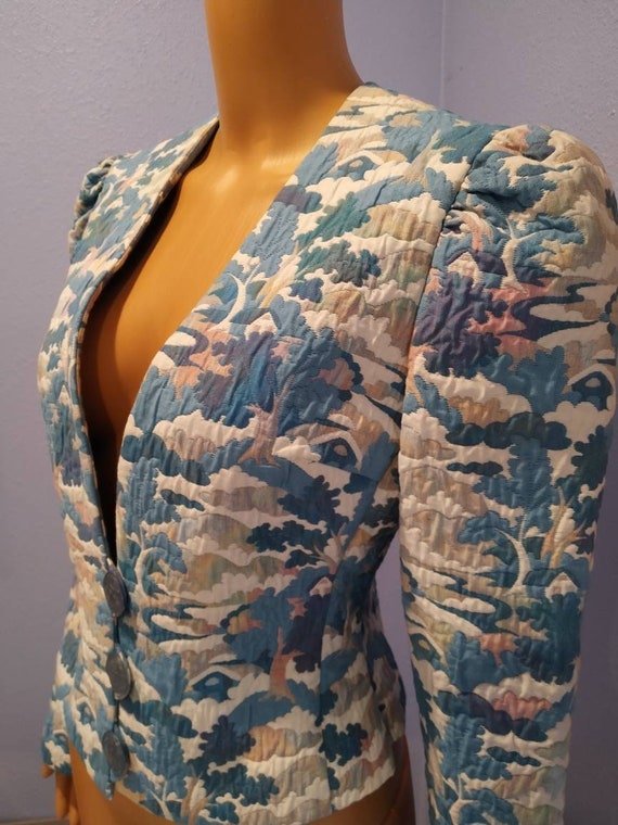SALE Dreamy Handmade Puff Sleeve jacket blazer wa… - image 8
