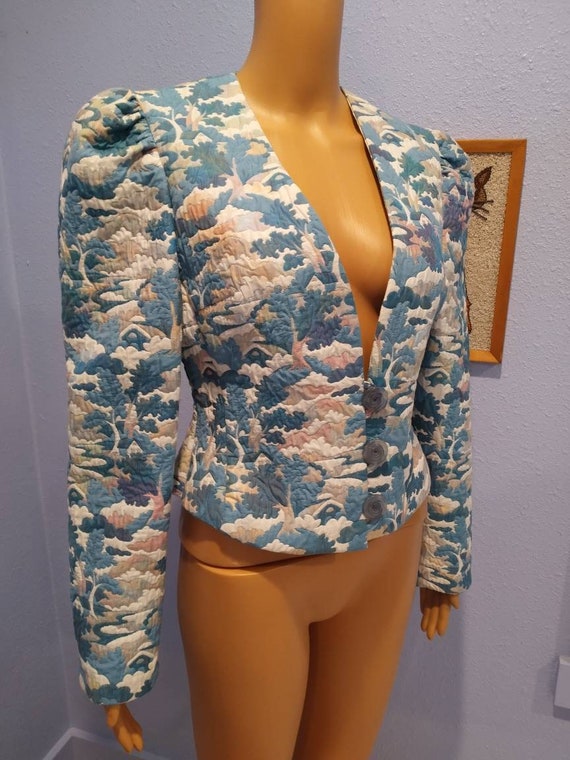 SALE Dreamy Handmade Puff Sleeve jacket blazer wa… - image 2