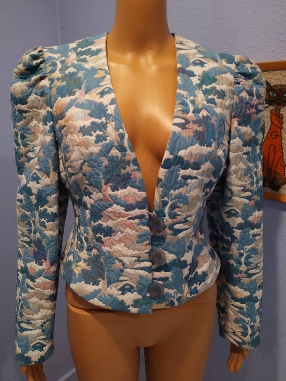 SALE Dreamy Handmade Puff Sleeve jacket blazer wa… - image 10