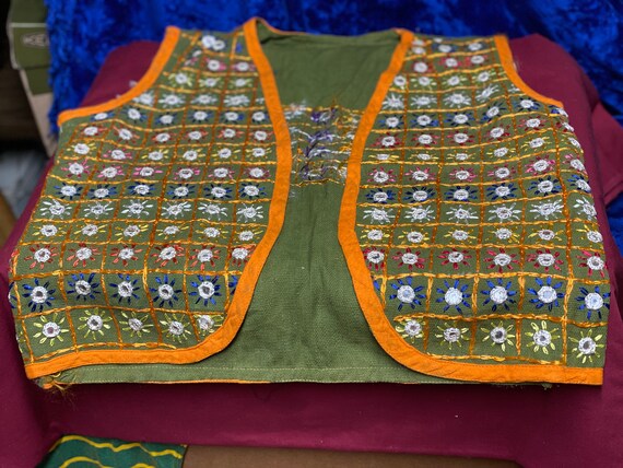 VINTAGE Indian Rajasthani Traditional Hand Made E… - image 2