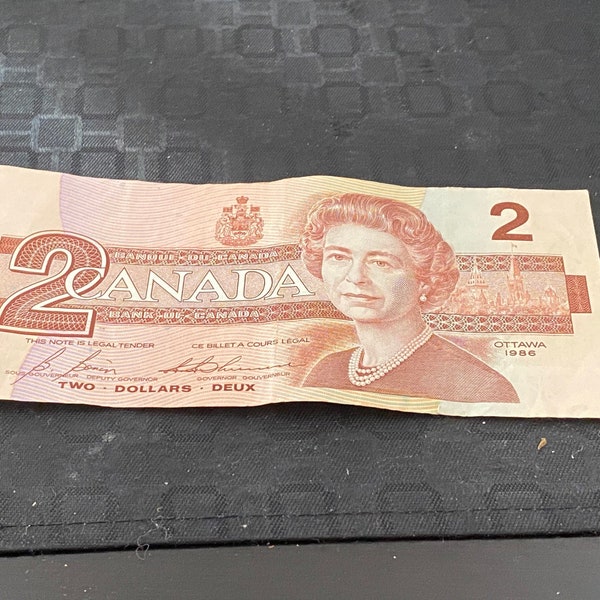 Billete canadiense de 2 dólares