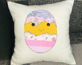 Applique Chick and Egg 45cm Cushion Cover