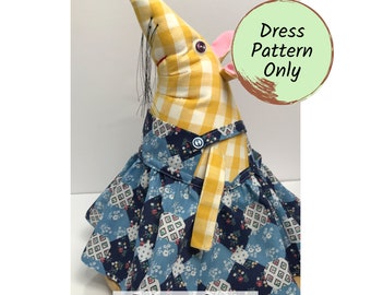 Apron Front Strappy Dress - Dormouse Outfit PDF