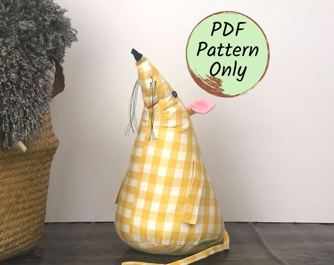 Dog Doorstop Sewing PATTERN PDF Etsy