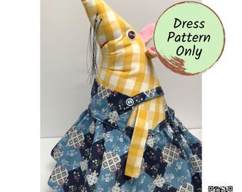 Apron Front Strappy Dress - Dormouse Outfit PDF