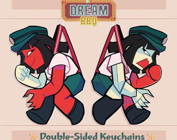 ENA Dream BBQ Keychains | 2.5' + Double-sided - Etsy