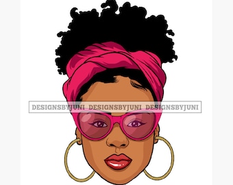 Download Afro Woman Head Svg Etsy