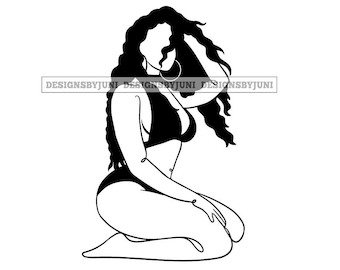 Download Woman Silhouette Svg Etsy