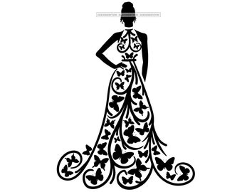 Free Free 321 Butterfly Dress Svg SVG PNG EPS DXF File